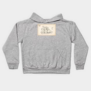 United States Revenue Cutter Eagle - SD Kids Hoodie